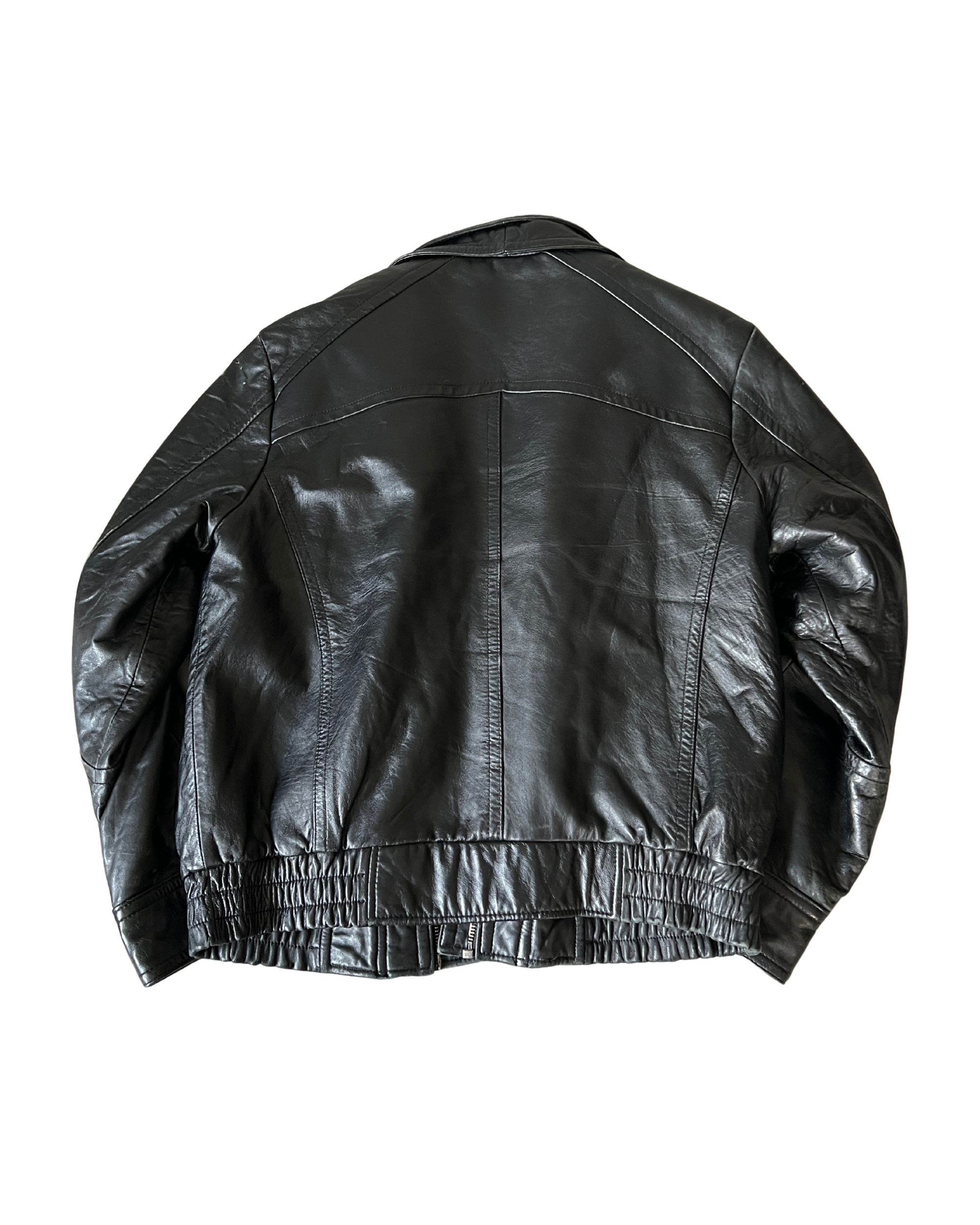 Thalia Leather Bomber