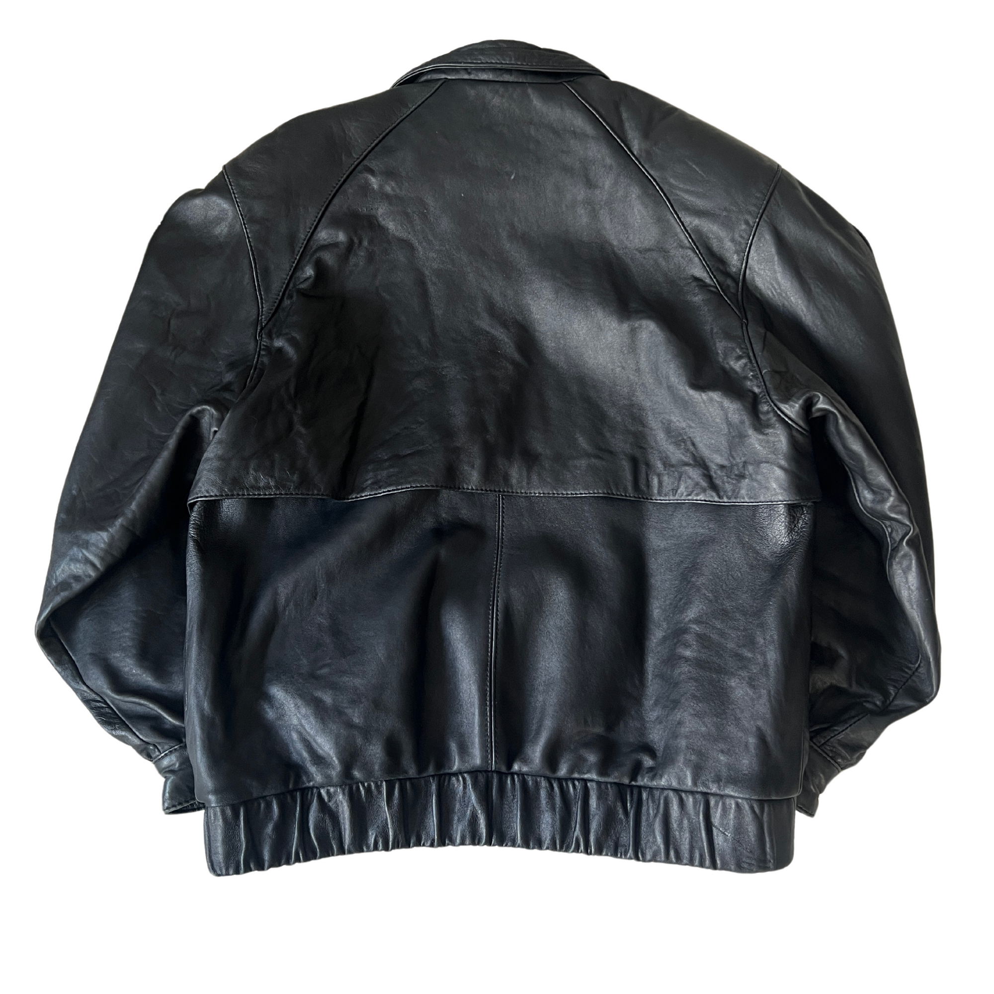 Luis Alvear Leather Bomber