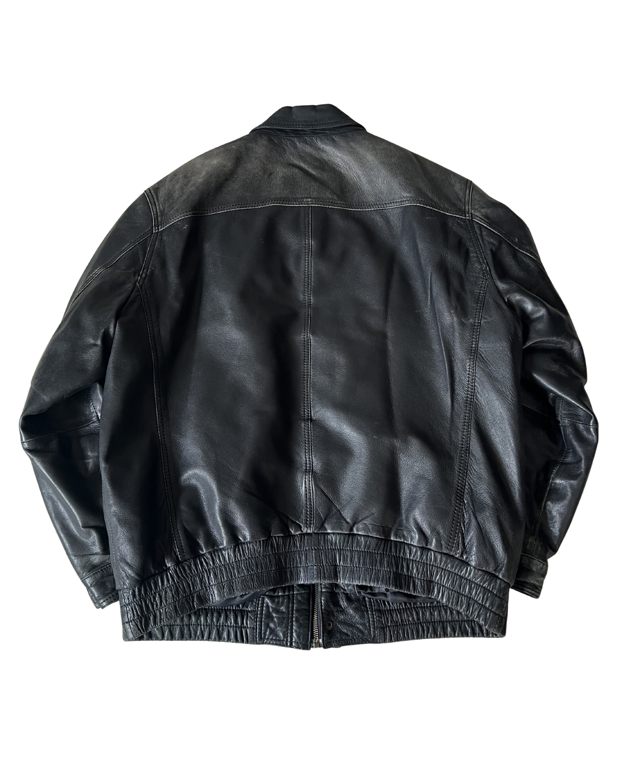 Gaia Leather Bomber