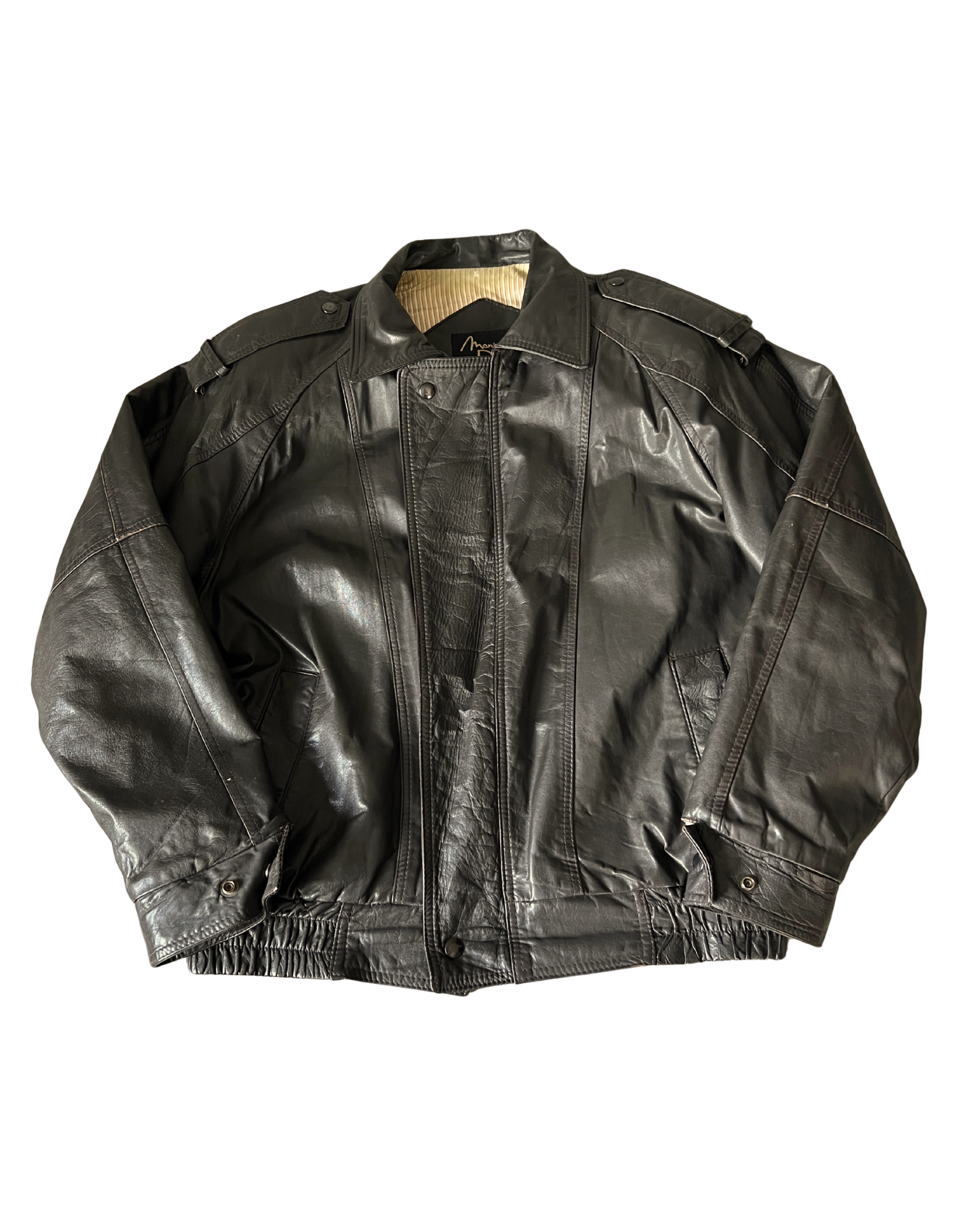 Mary Leather Bomber