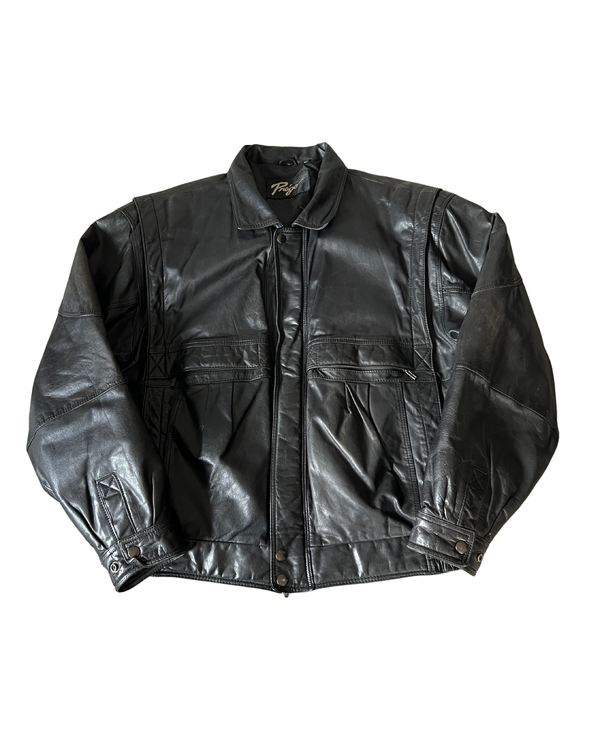 Prago Leather Bomber