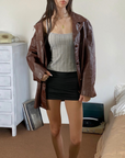 Holiday Leather Blazer