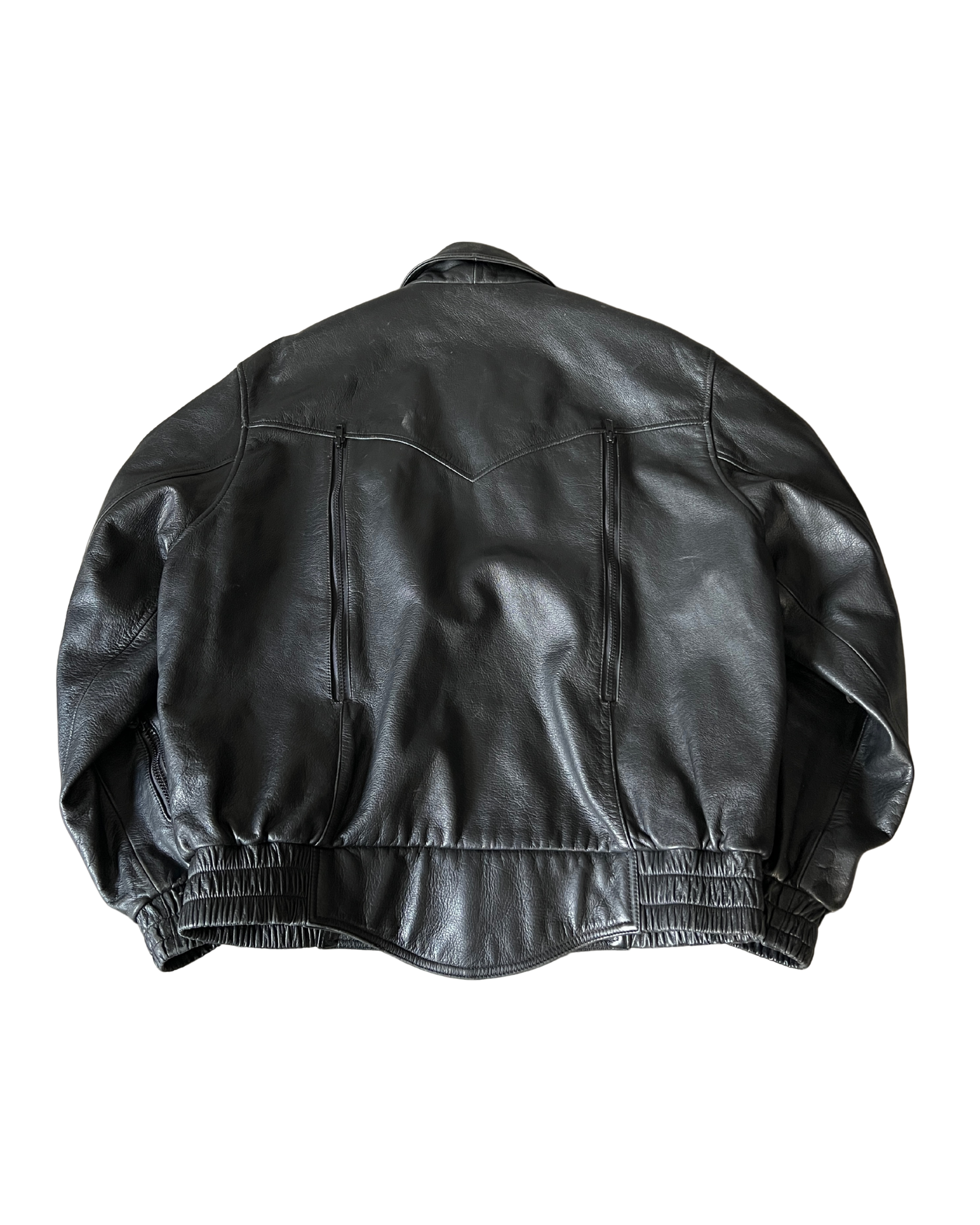 Holly Leather Bomber