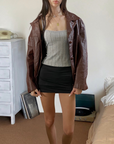 Holiday Leather Blazer