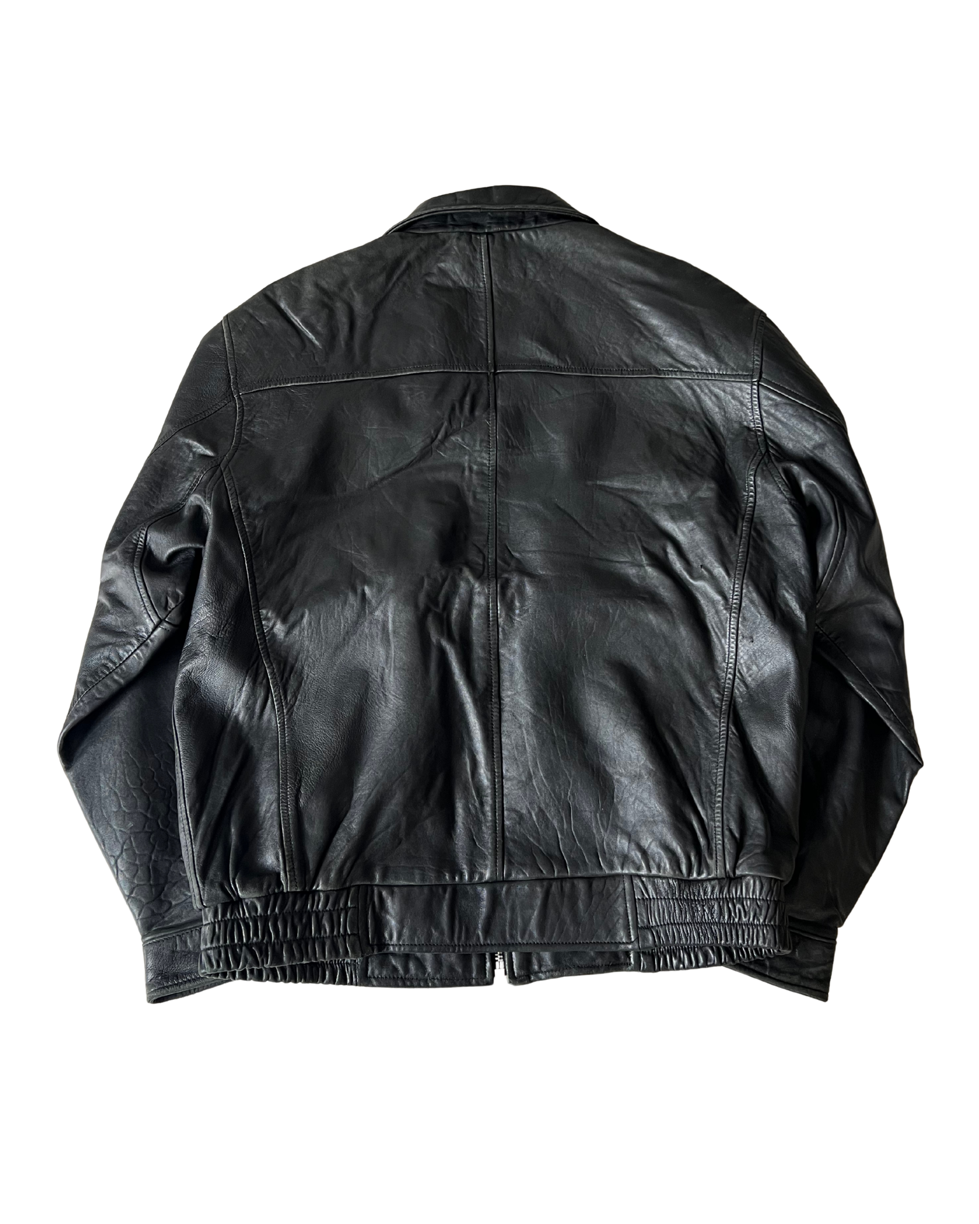 Rosie Leather Bomber