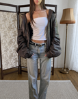 Napa Leather Bomber