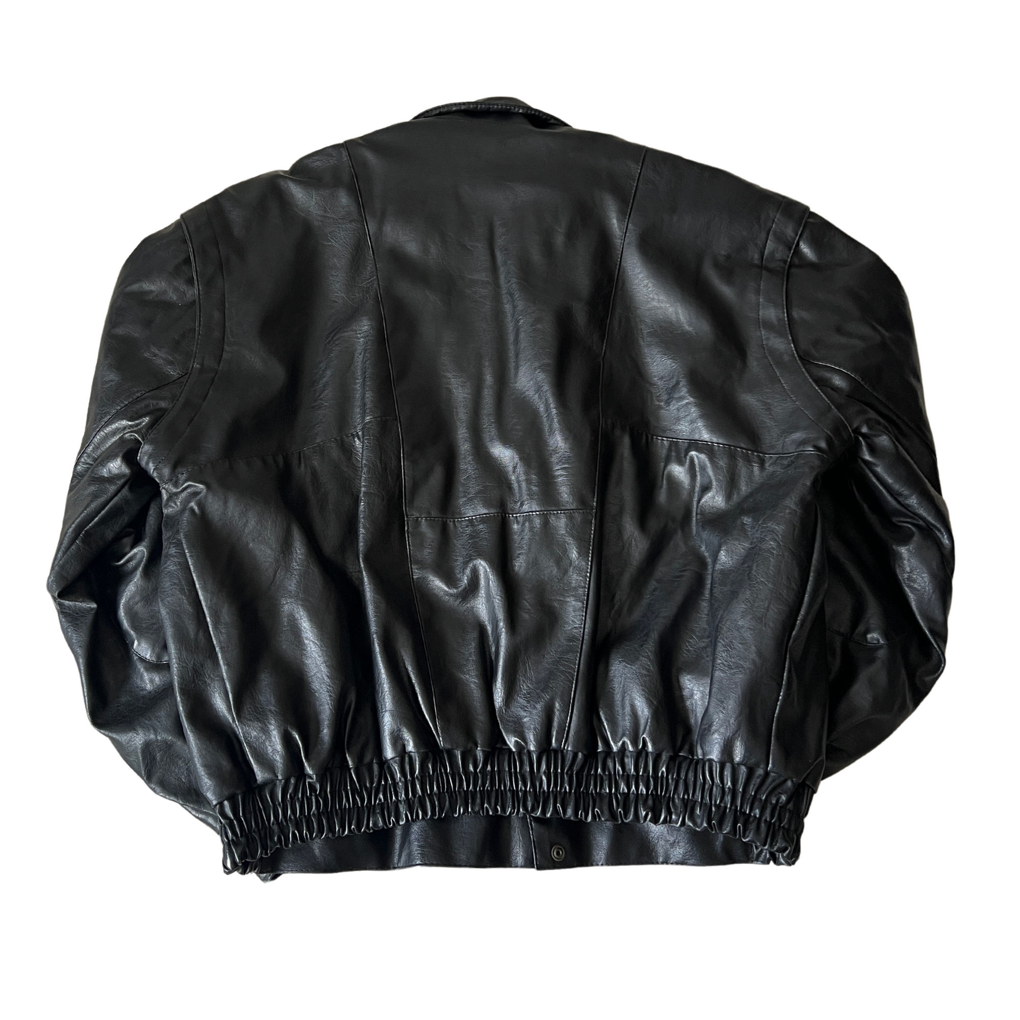 Oxy Leather Bomber