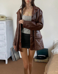 Holiday Leather Blazer