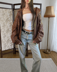 Vienna Leather Bomber