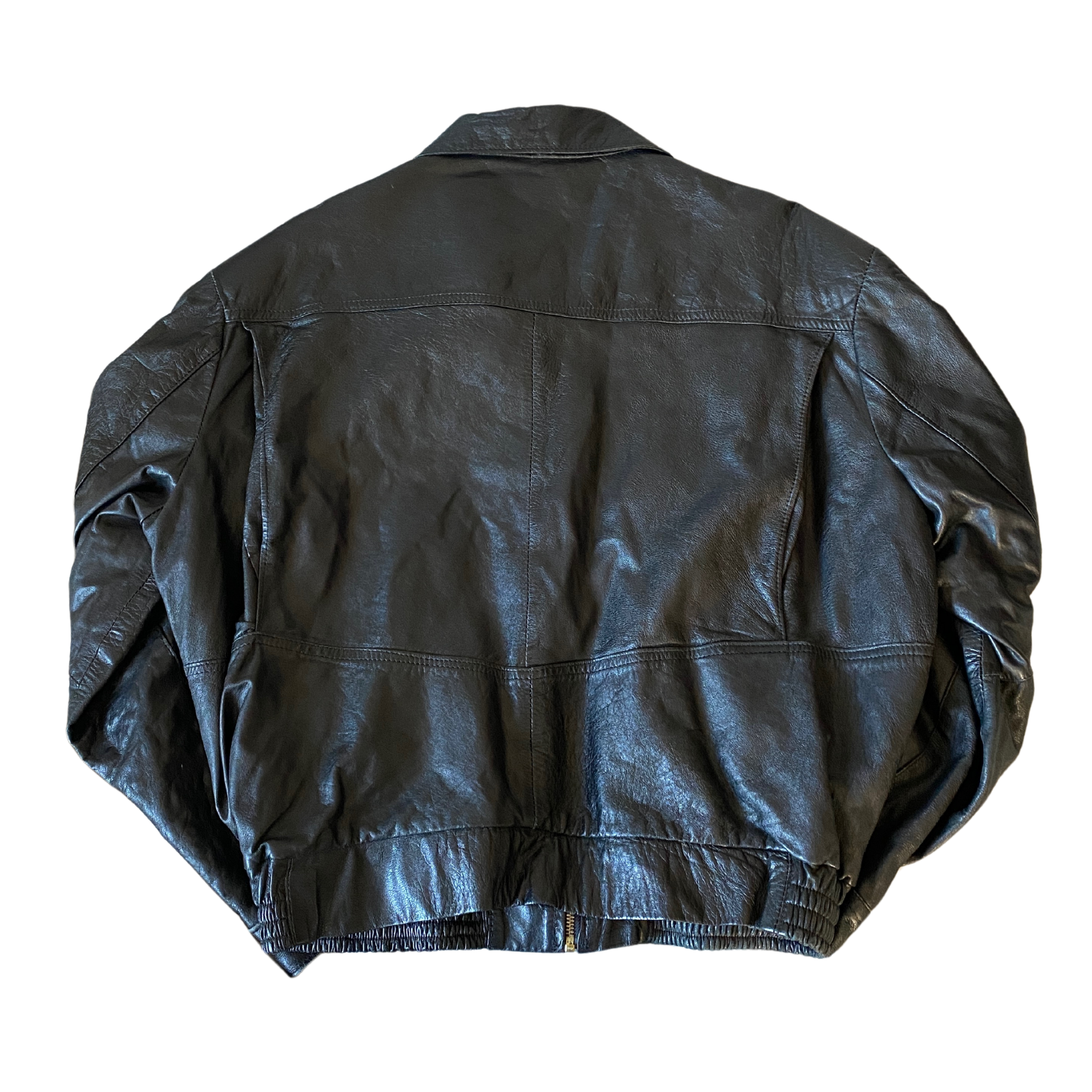 Hecho Leather Bomber