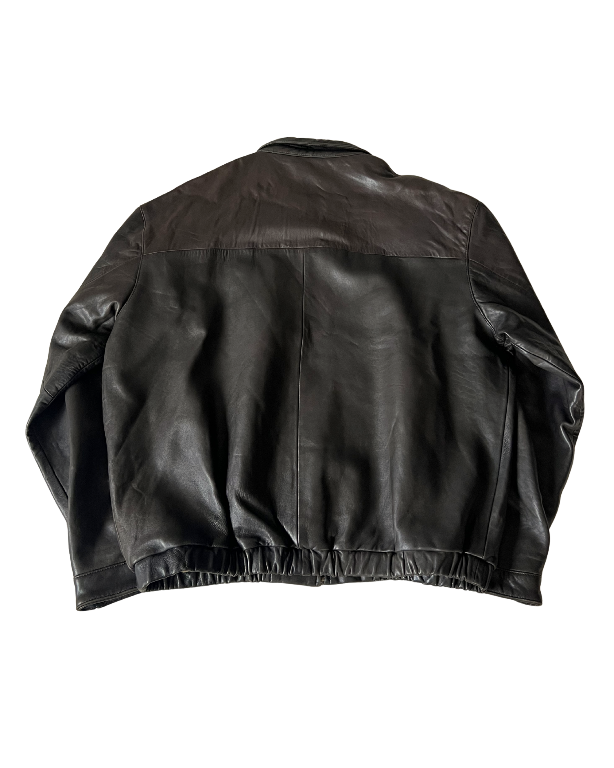 Niki Leather Bomber