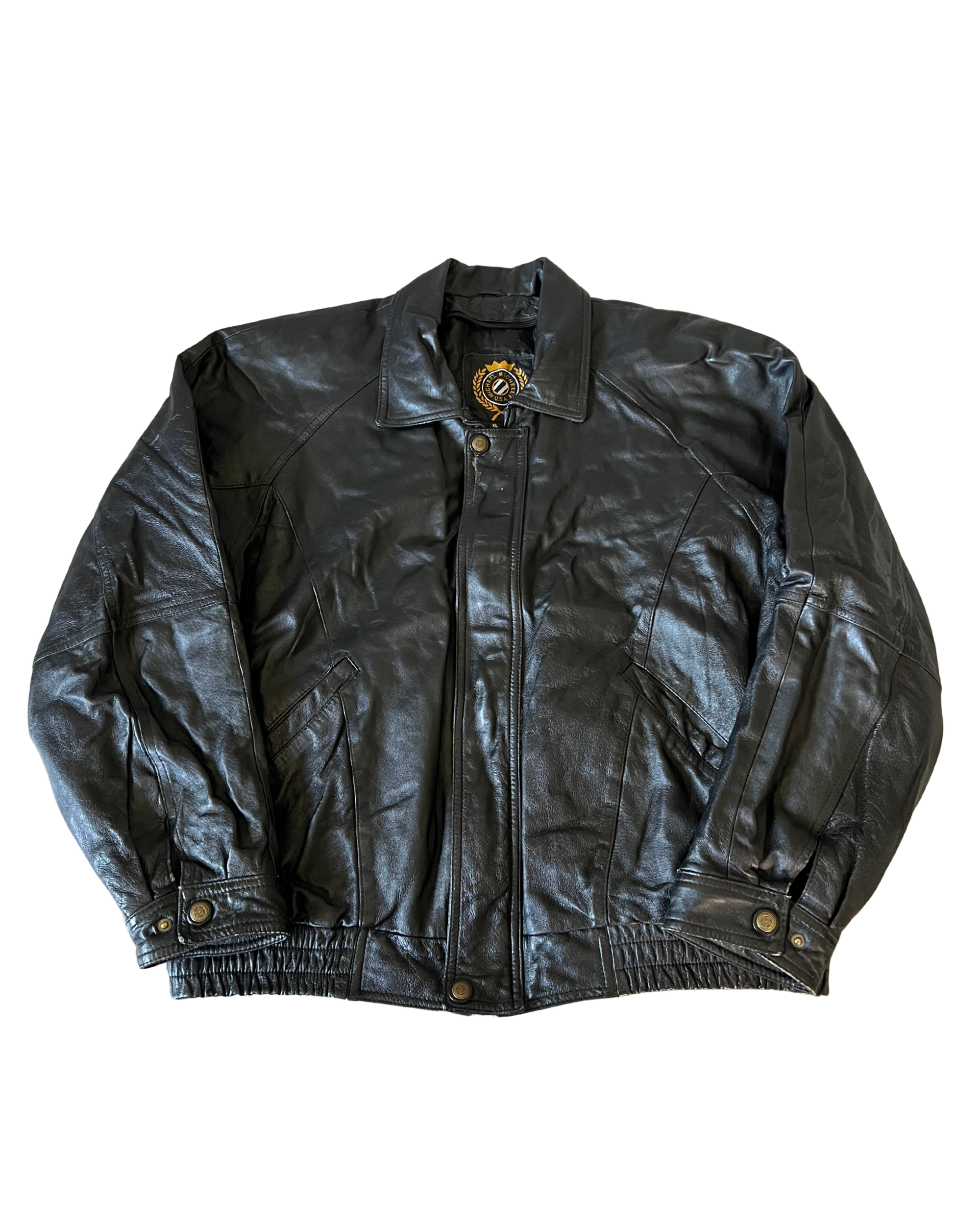 Micha Leather Bomber