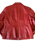 Red Claiborne Leather Jacket