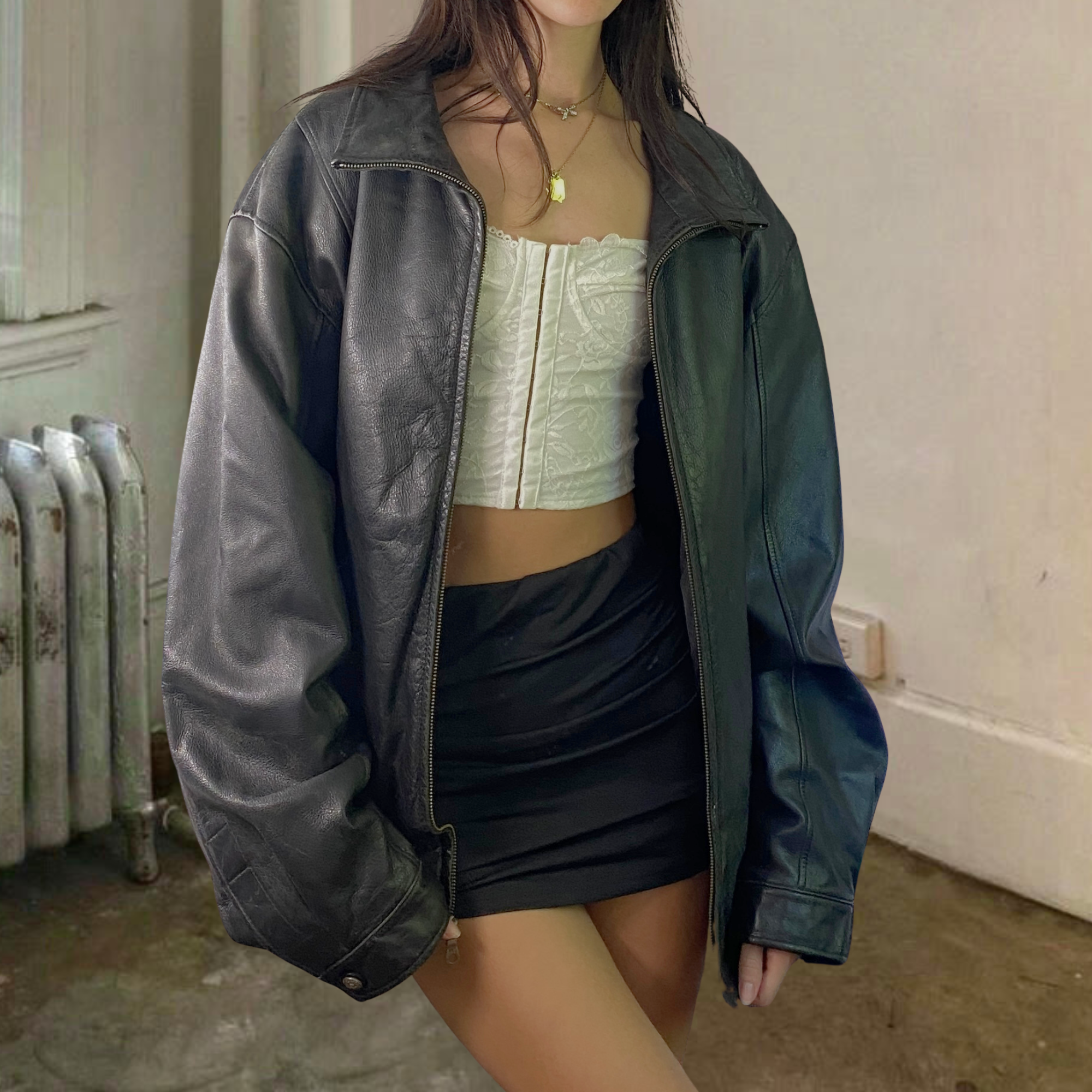 Danier Leather Bomber