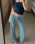 Coastal Wide Leg Pant - Navy