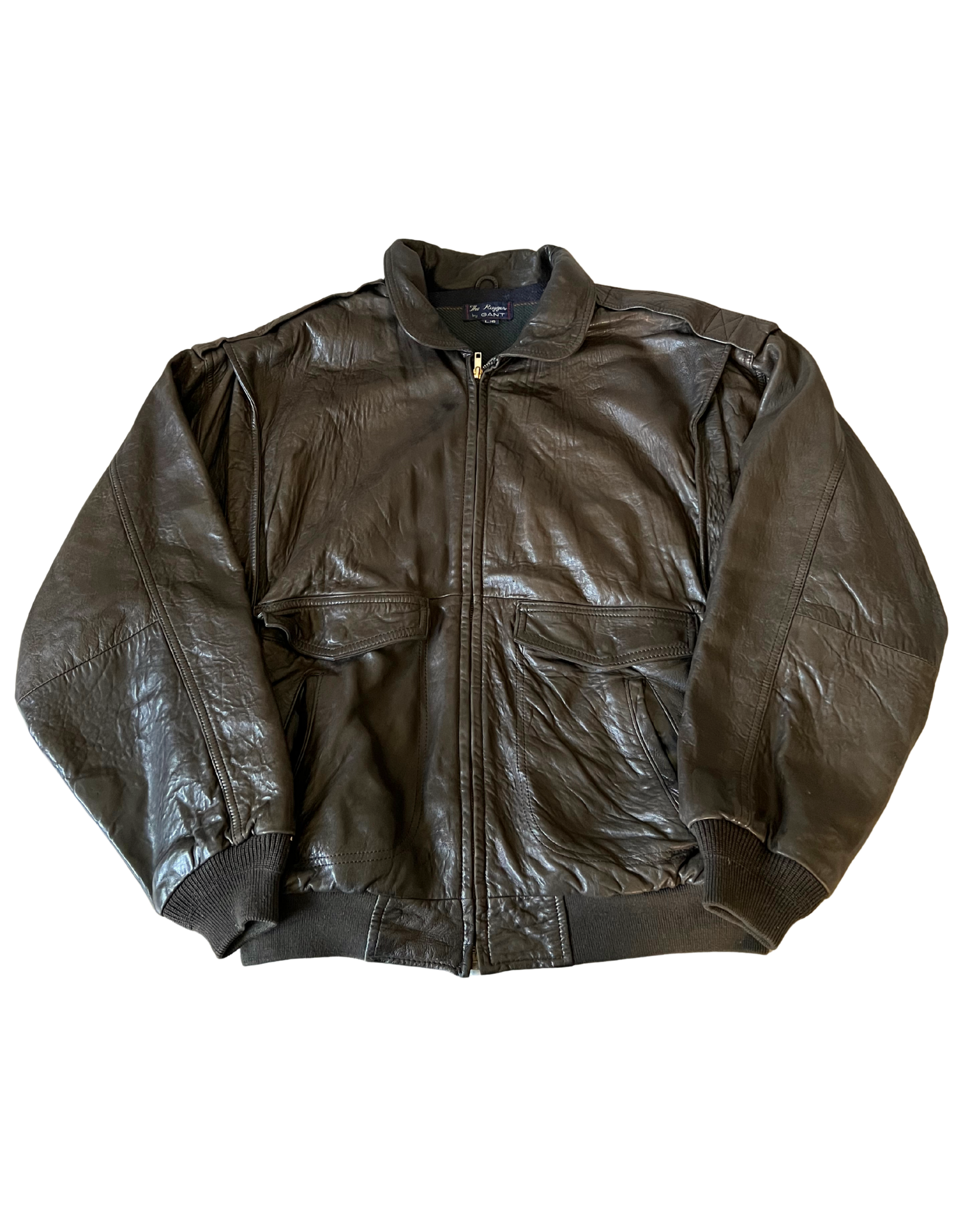 Rukus Leather Bomber