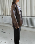 Guillaume Leather Blazer