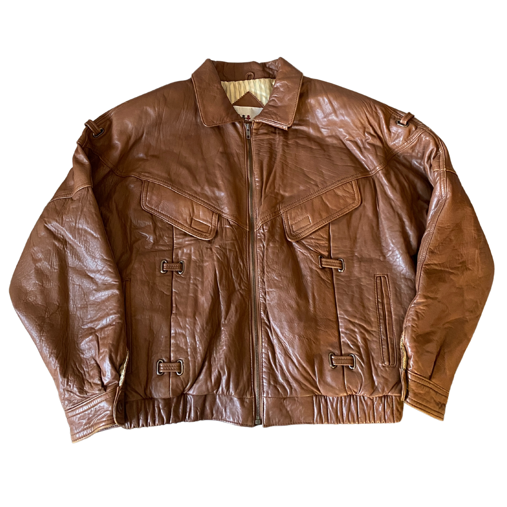 Boulevard Club Leather Bomber