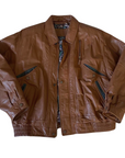 Cricketeer Vintage Leather Bomber