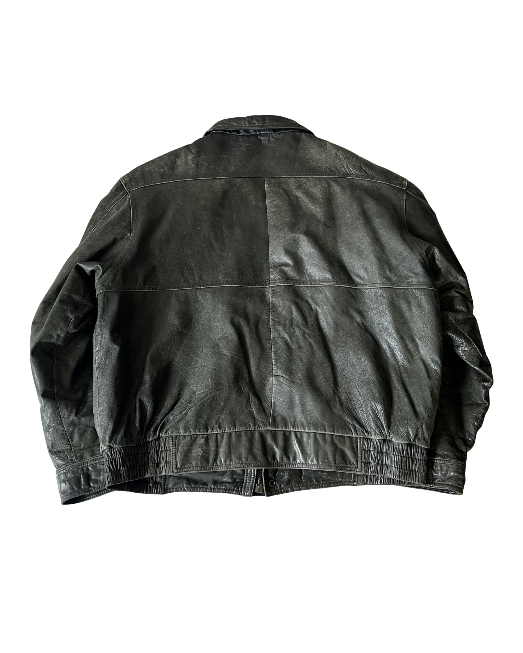 Eveline Leather Bomber