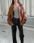 Boulevard Club Leather Bomber