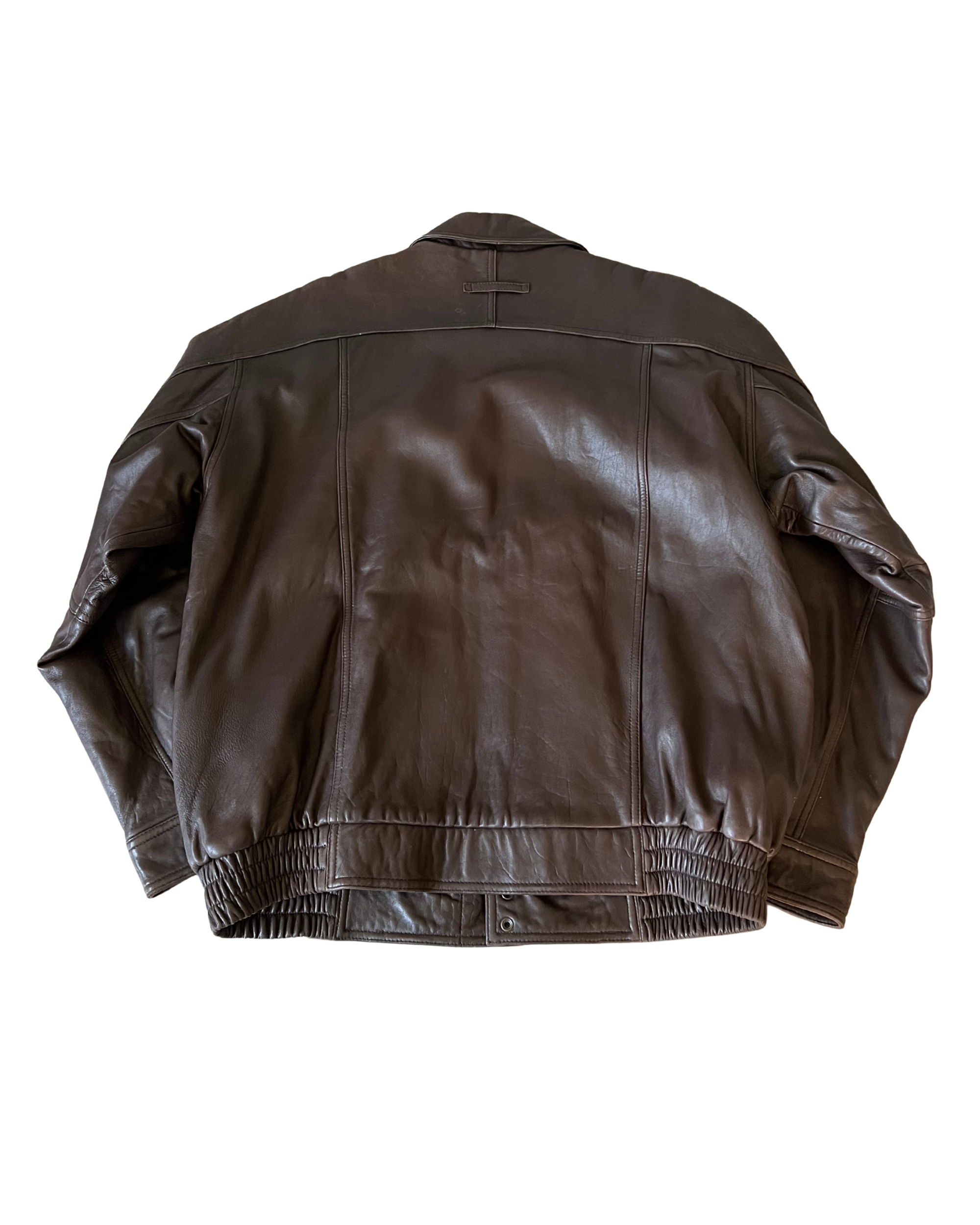 Croft Leather Bomber