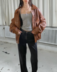 Boulevard Club Leather Bomber