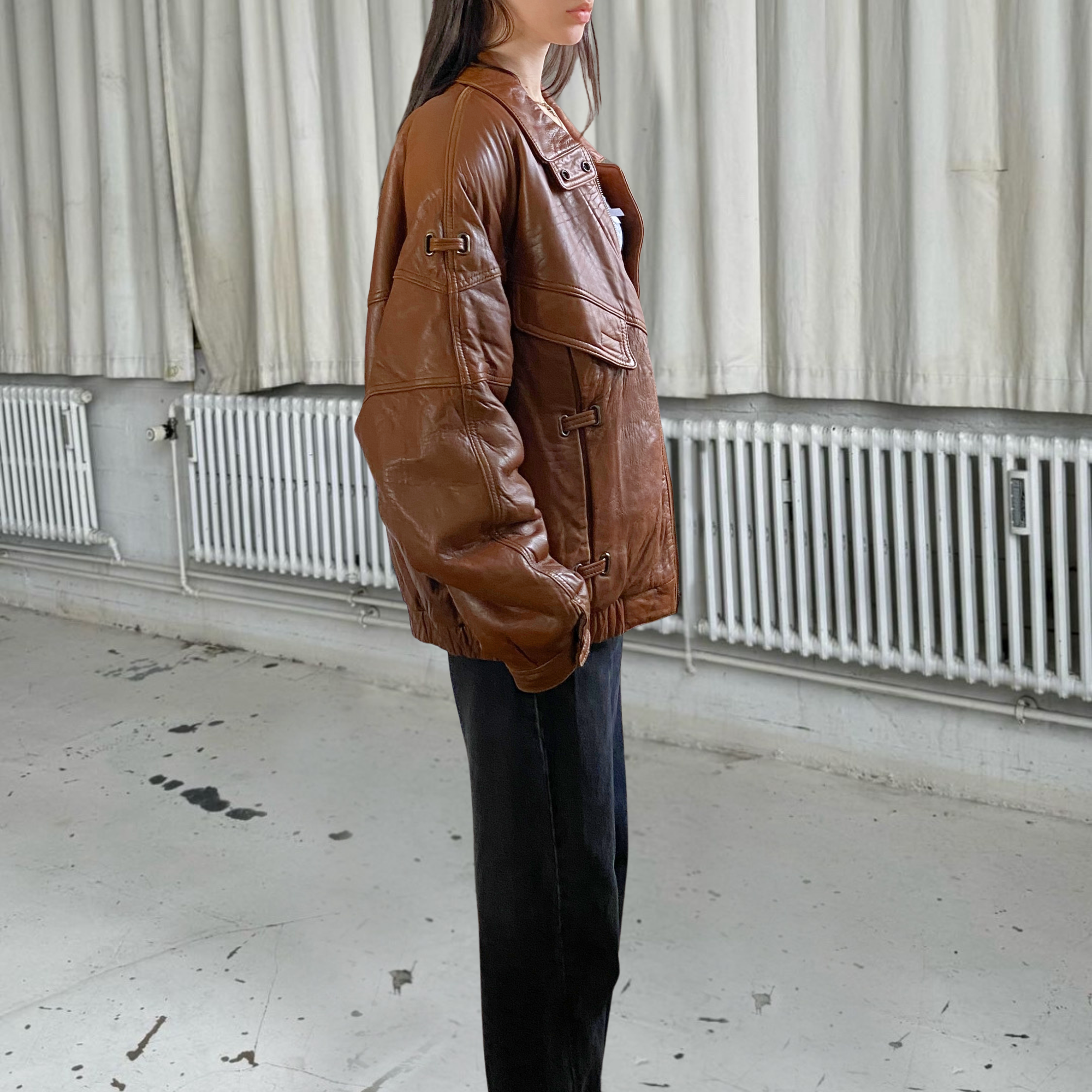 Boulevard Club Leather Bomber