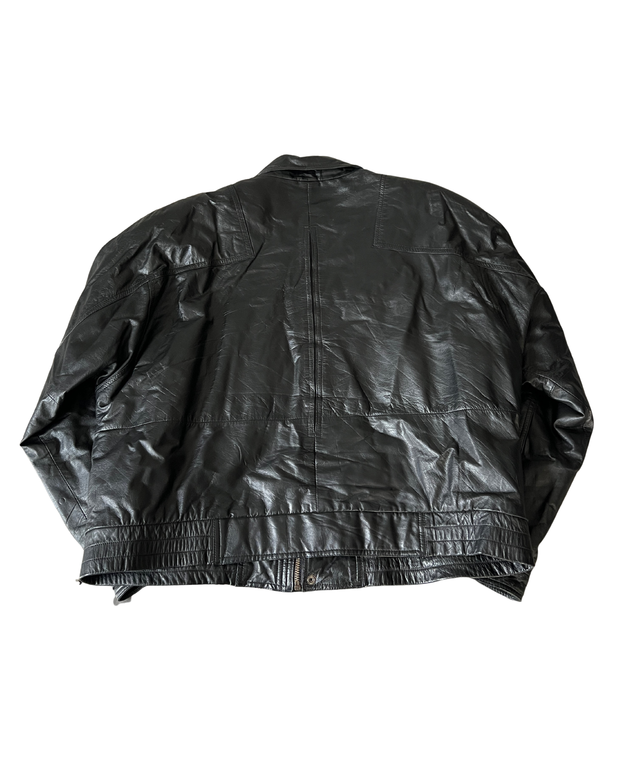 Riley Leather Bomber