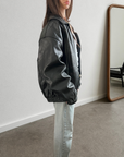Kiara Leather Bomber