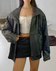 Ocean Leather Bomber