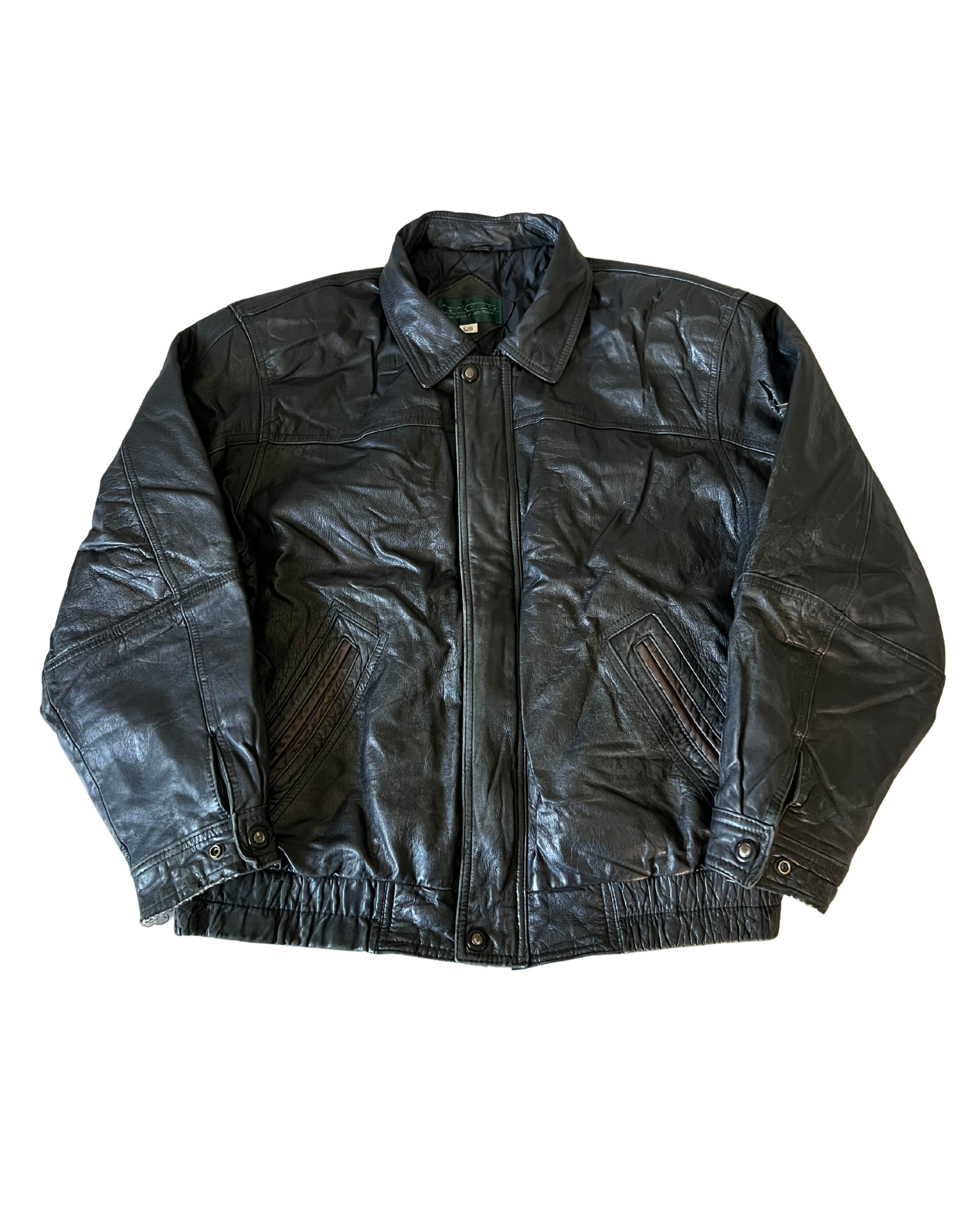 Carol Leather Bomber