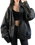 Mystic Leather Bomber