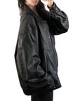 Mystic Leather Bomber