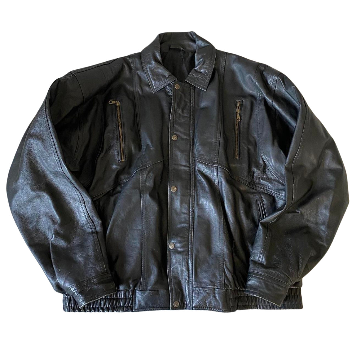 Mystic Leather Bomber