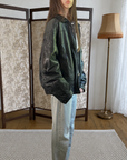 Carol Leather Bomber