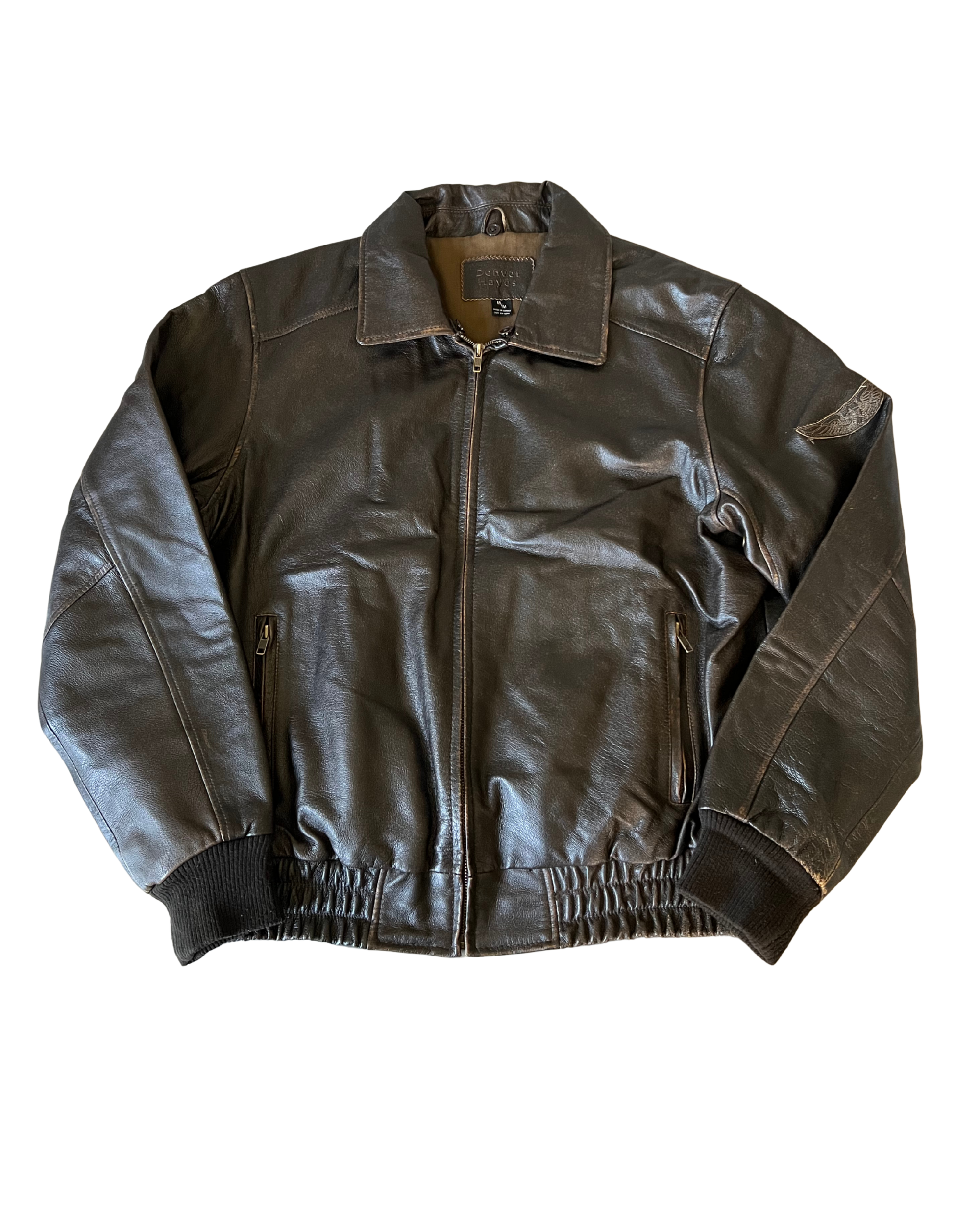 Denver Leather Bomber