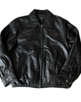 Rainforest Leather Bomber