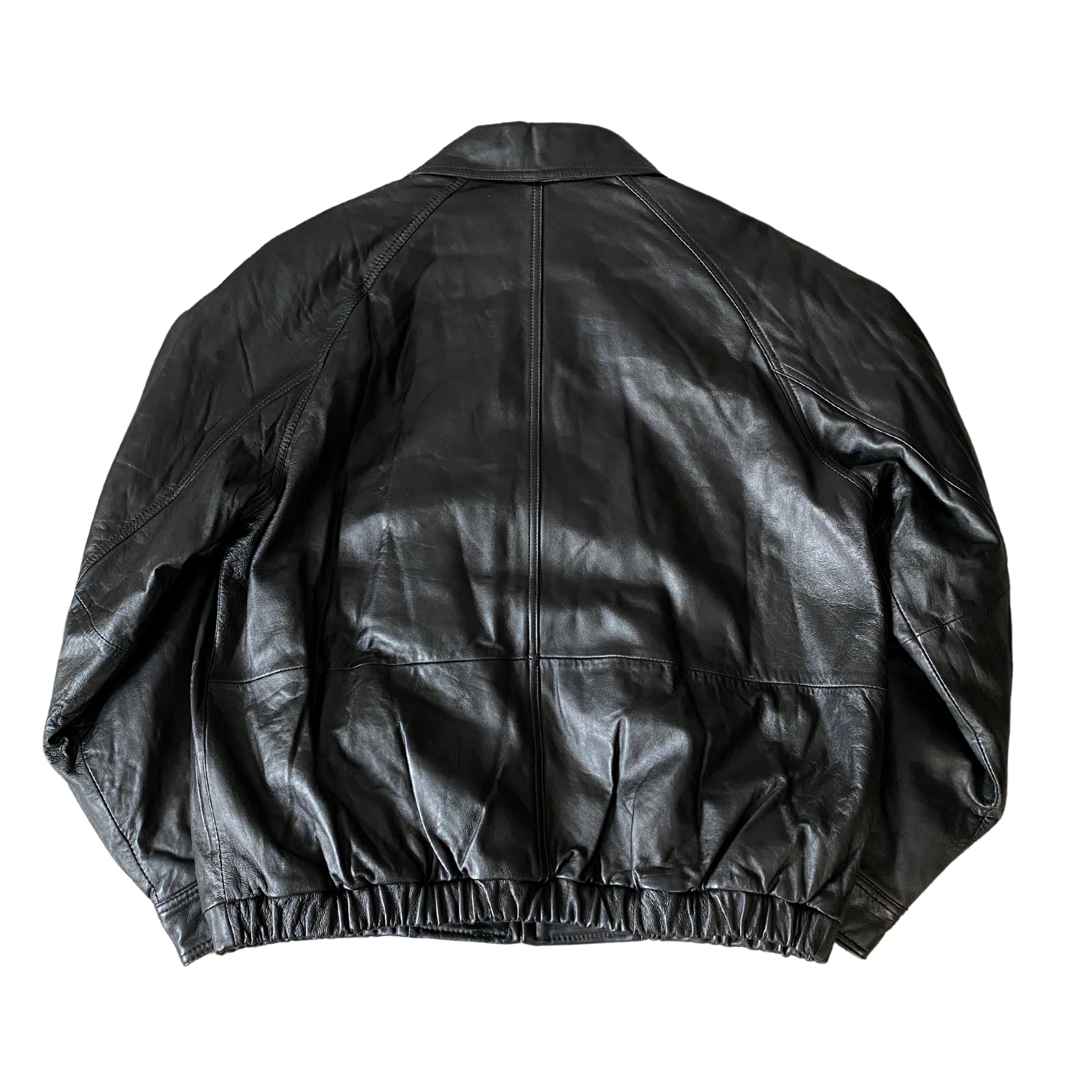 Rainforest Leather Bomber