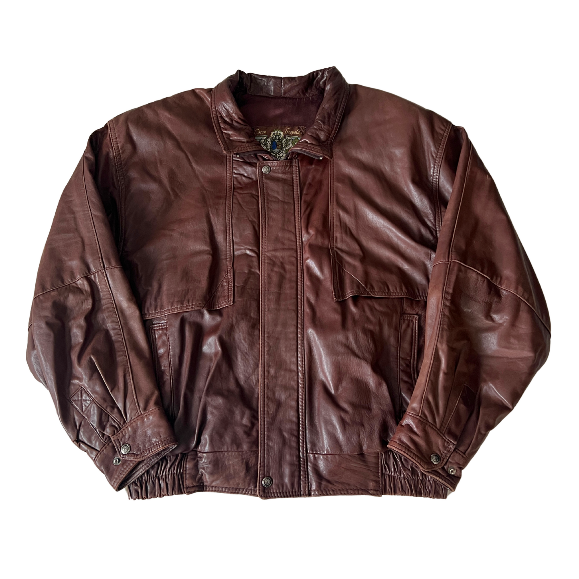 Oscar Leather Bomber