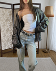 Denver Leather Bomber