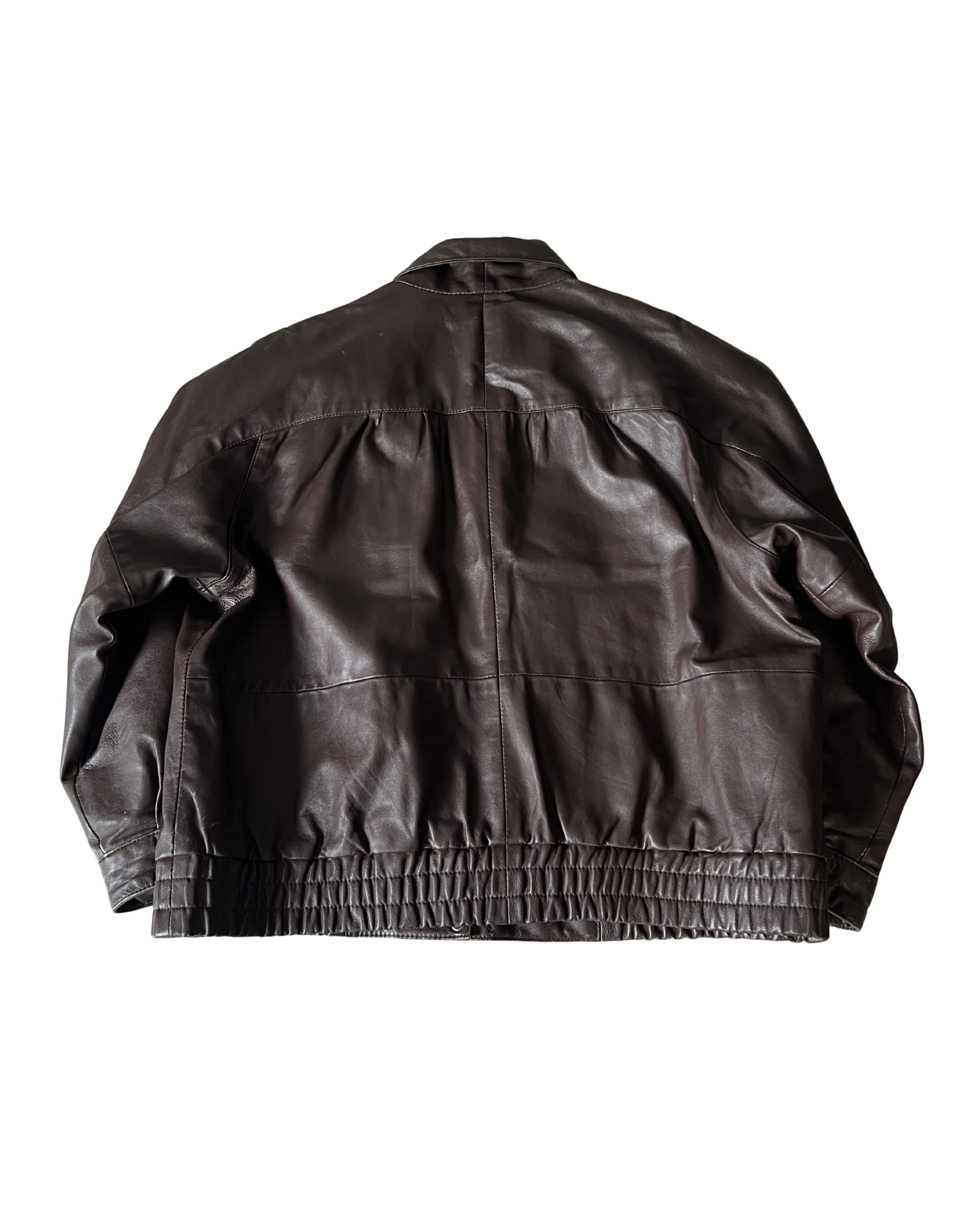 Eloise Leather Bomber