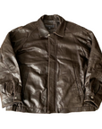 Perry Ellis Leather Bomber