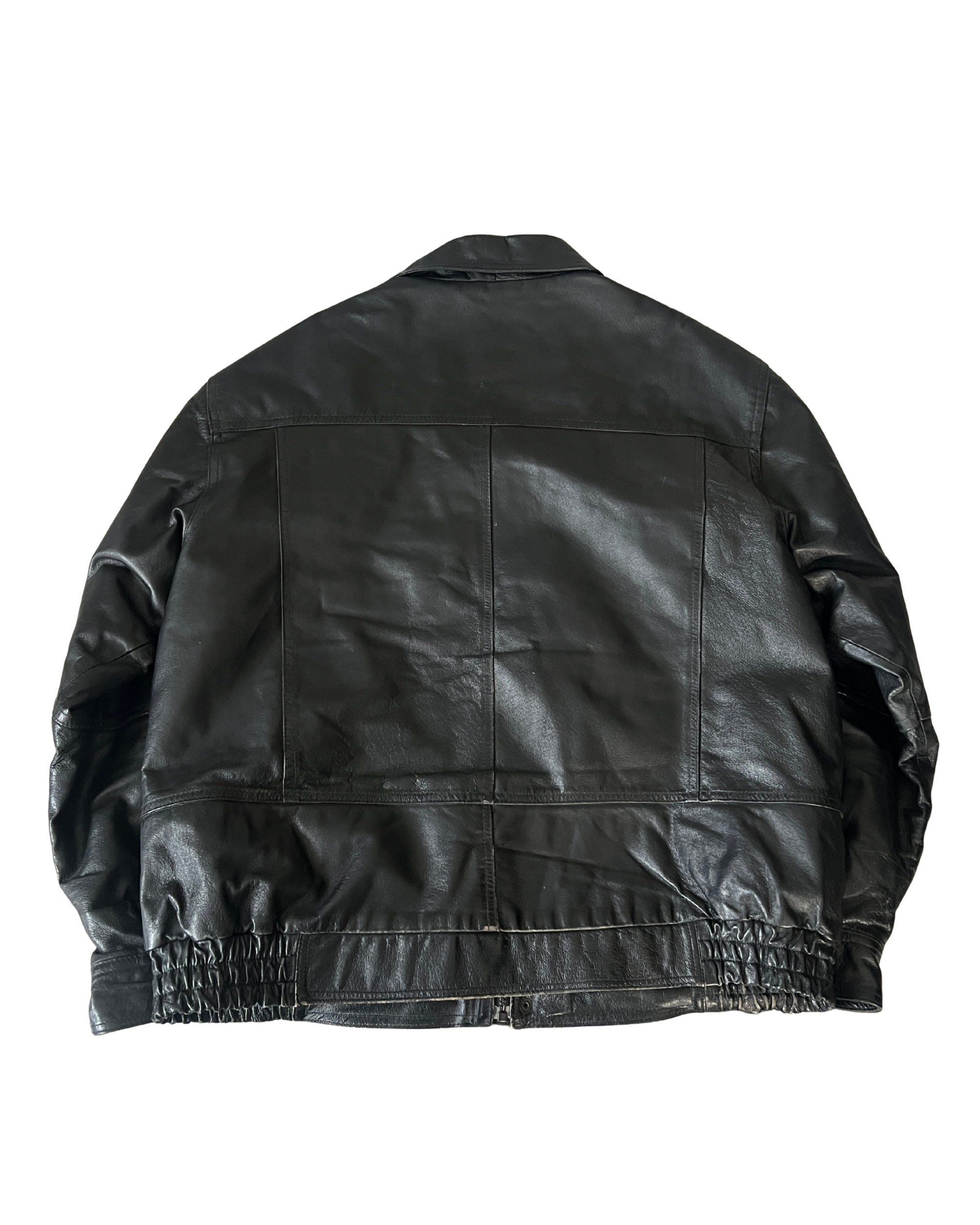 Retty Leather Bomber