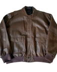 Burks Bay Leather Bomber