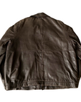 Perry Ellis Leather Bomber