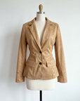 Lala Fur Trim Blazer