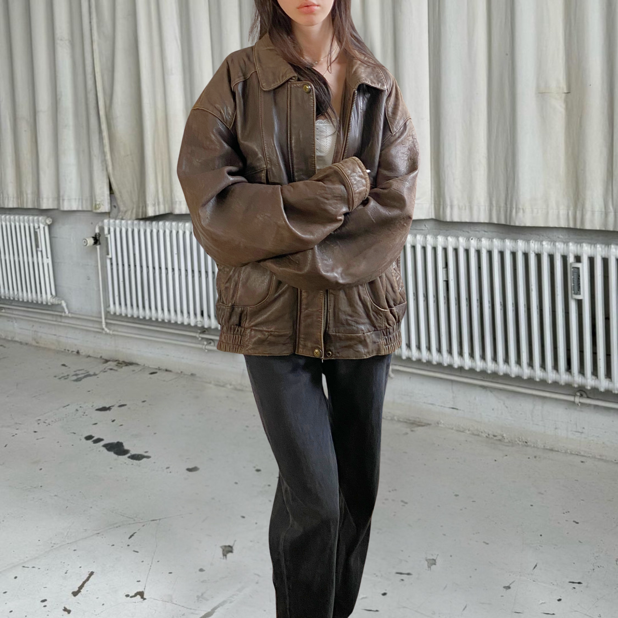 Danier Leather Bomber