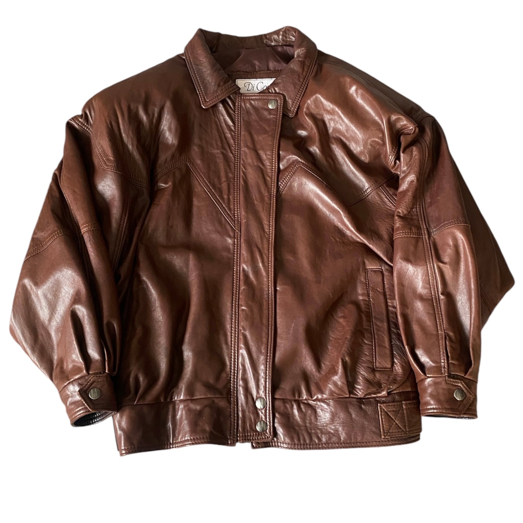 Di Capra Leather Bomber