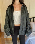 Moores Leather Bomber